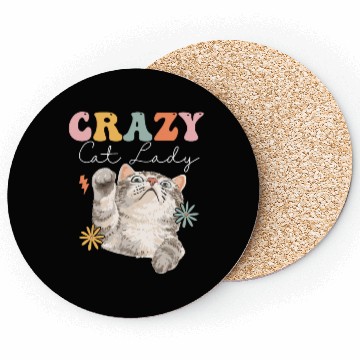 Discover Groovy Cat Lover Coasters