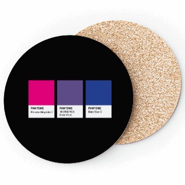 Discover LGBT COLOR PANTONE PALLETE BISEXUAL COMMUNITY Coasters