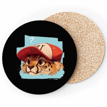 Discover Surprised Cheetah Coasters