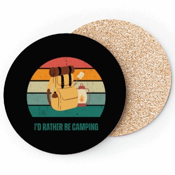 Discover Camping Lover Camping Life Coasters