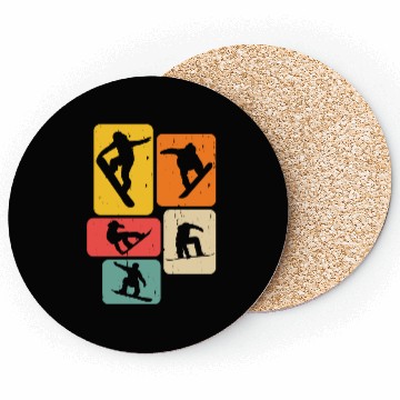 Discover Snowboarding Gift For Snowboarders Coasters