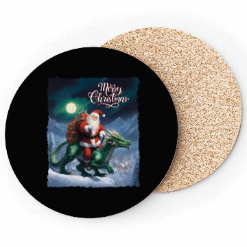 Discover GREEN DRAGON CHRISTMAS Coasters