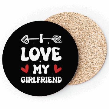 Discover I love my Girlfriend Coasters
