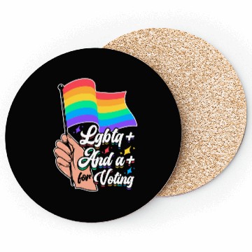Discover LGBTQ Voting Rainbow Flag Equality Pride Month Coasters