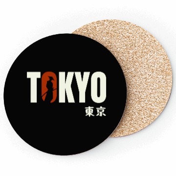 Discover Tokyo Typography Coasters - Urban Statement
