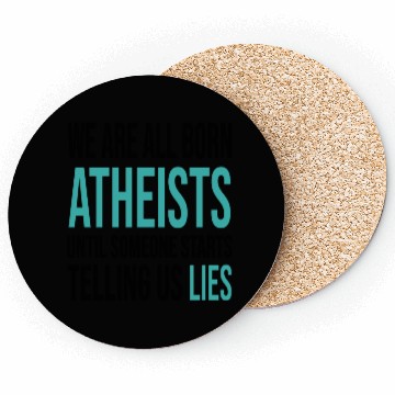 Discover atheism science Coasters