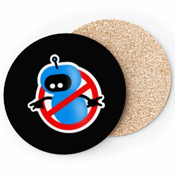 Discover Not My Robot - Circle Logo Coasters
