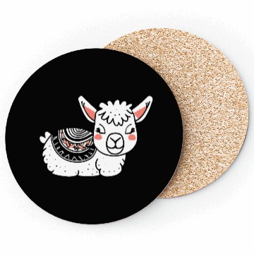 Discover Adorable Llama Resting Coasters