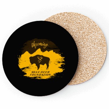 Discover Mule Deer Foundation of Wyoming Coasters