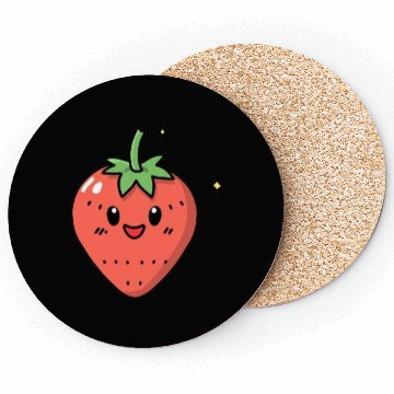 Discover Kawaii Strawberry Coasters