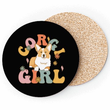 Discover Groovy Female Dog Lover Coasters