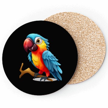 Discover Macaw Parrot for a Bird Lover Animal Lover Coasters