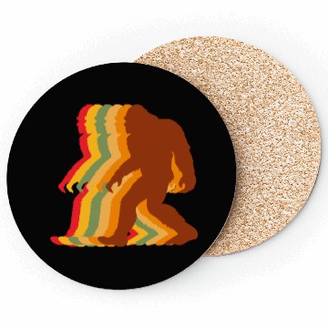 Discover Retro Bigfoot Coasters