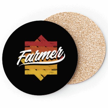 Discover Funny Farmer Gift Coasters