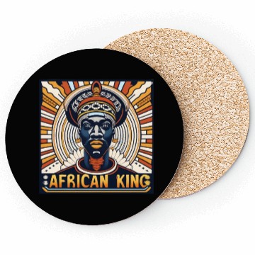 Discover African King Gift For Afrocentric Lovers Coasters