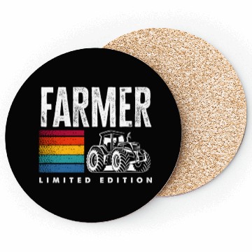 Discover Funny Farmer Gift Coasters