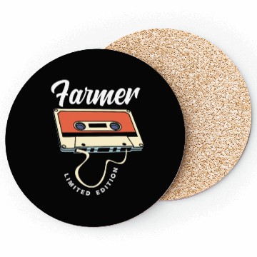 Discover Funny Farmer Gift Coasters