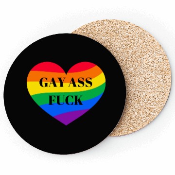 Discover Rainbow Heart Gay Coasters