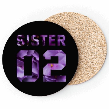 Discover COUPLE FLOWER SISTER 02 Coasters