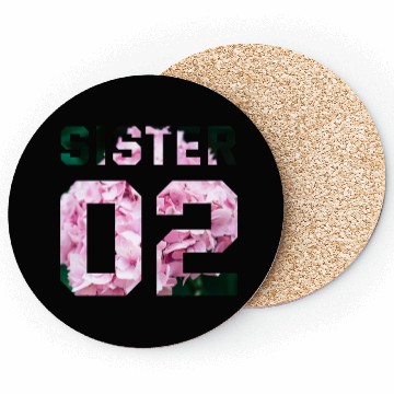 Discover COUPLE FLOWER SISTER 02 Coasters