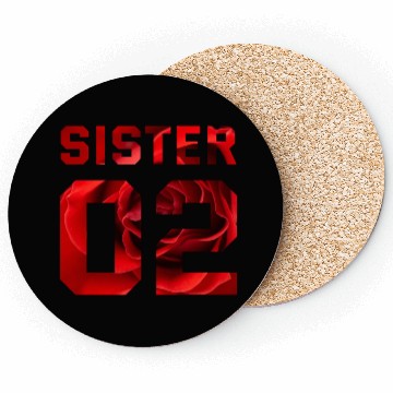 Discover COUPLE FLOWER SISTER 02 Coasters