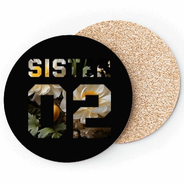 Discover COUPLE FLOWER SISTER 02 Coasters