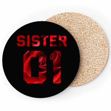 Discover COUPLE FLOWER SISTER 01 Coasters