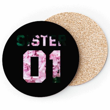 Discover COUPLE FLOWER SISTER 01 Coasters