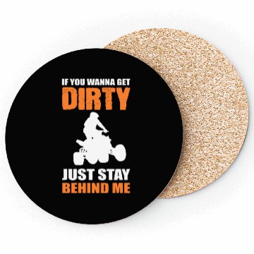 Discover Stay behind me Quad Driver Or ATV Lover Gift Coasters