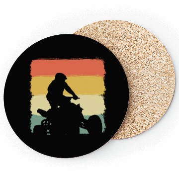 Discover ATV Rider Racer Gift Coasters