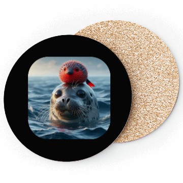 Discover Seal and pufferfish friends from the ocean Coasters