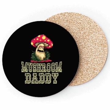 Discover Retro Mushroom Daddy Coasters