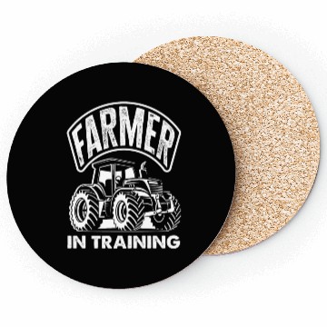 Discover Farmer In Training Funny Farmer Gift Coasters