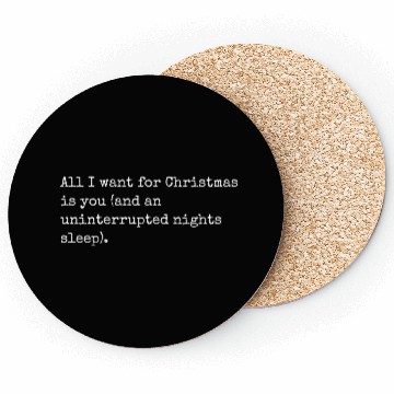 Discover Funny Christmas and parenting slogan Coasters