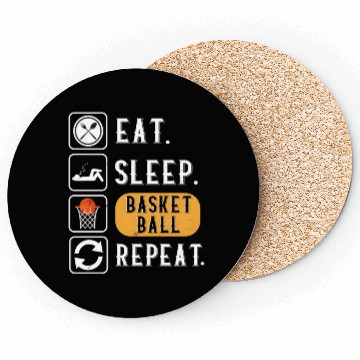 Discover Eat Sleep Baetball Repeat Baetball Coasters