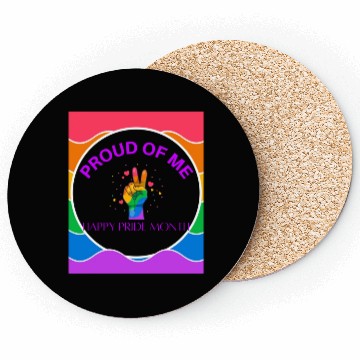 Discover Proud Of Me Pride Month Coasters