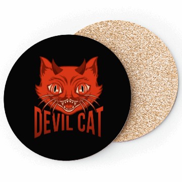Discover Devil Cat Coasters