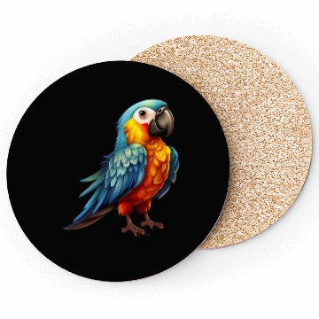 Discover Macaw Parrot for a Bird Lover Animal Lover Coasters