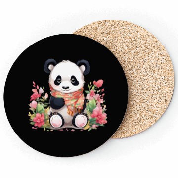 Discover Adorable Cuddly Baby Panda Coasters