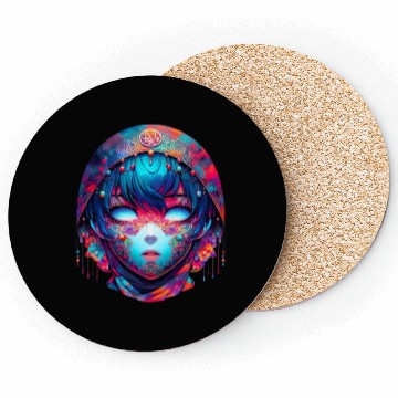 Discover Enchanting Elegance: Vibrant Artistry Coasters