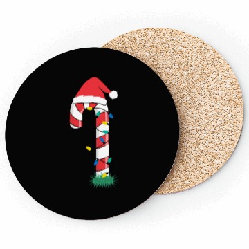 Discover Christmas Candy Cane Santa Xmas Kids Toddler Youth Coasters