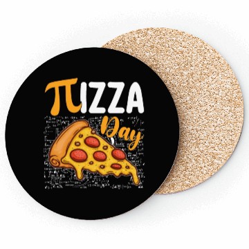 Discover Pizza Pi Day Math Mathematics Lovers Coasters