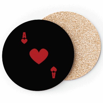 Discover Ace Of He Poker Card Blackjack Texas Holdem Poker Coasters