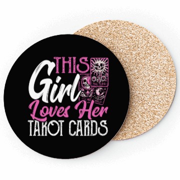Discover This Girl Loves Her Tarot Cards Tarot Card Reading Coasters