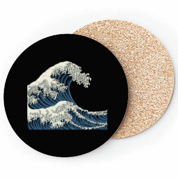 Discover Japanese Kanagawa Wave JDM Coasters