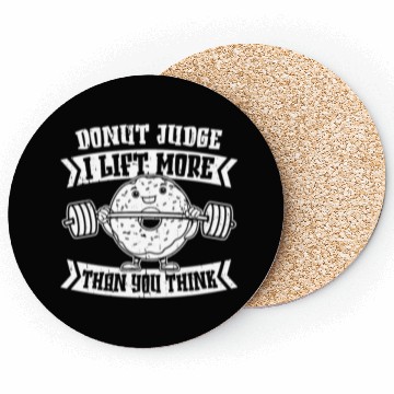Discover Fitness Donut Funny Donut Gym Coasters