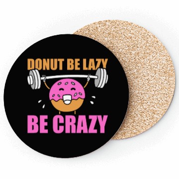 Discover Fitness Donut Donut Gym Coasters