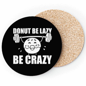 Discover Fitness Donut Funny Donut Gym Coasters