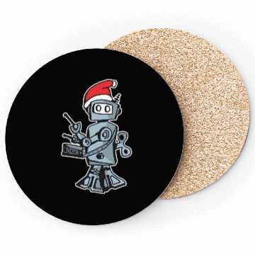Discover 25 Hour Holiday Radio Show robot solo Coasters