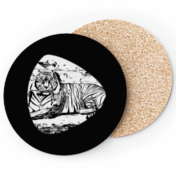 Discover Street art - tiger Coasters